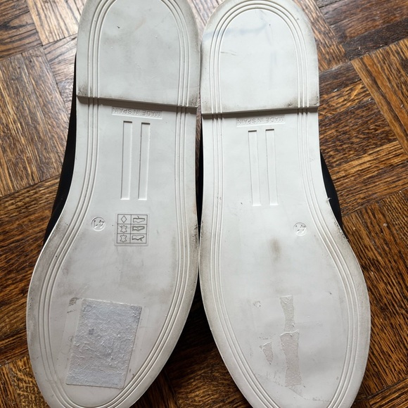 MIISTA London Leather Black and white Studded Flower  Loafers size 11 - Picture 9 of 14